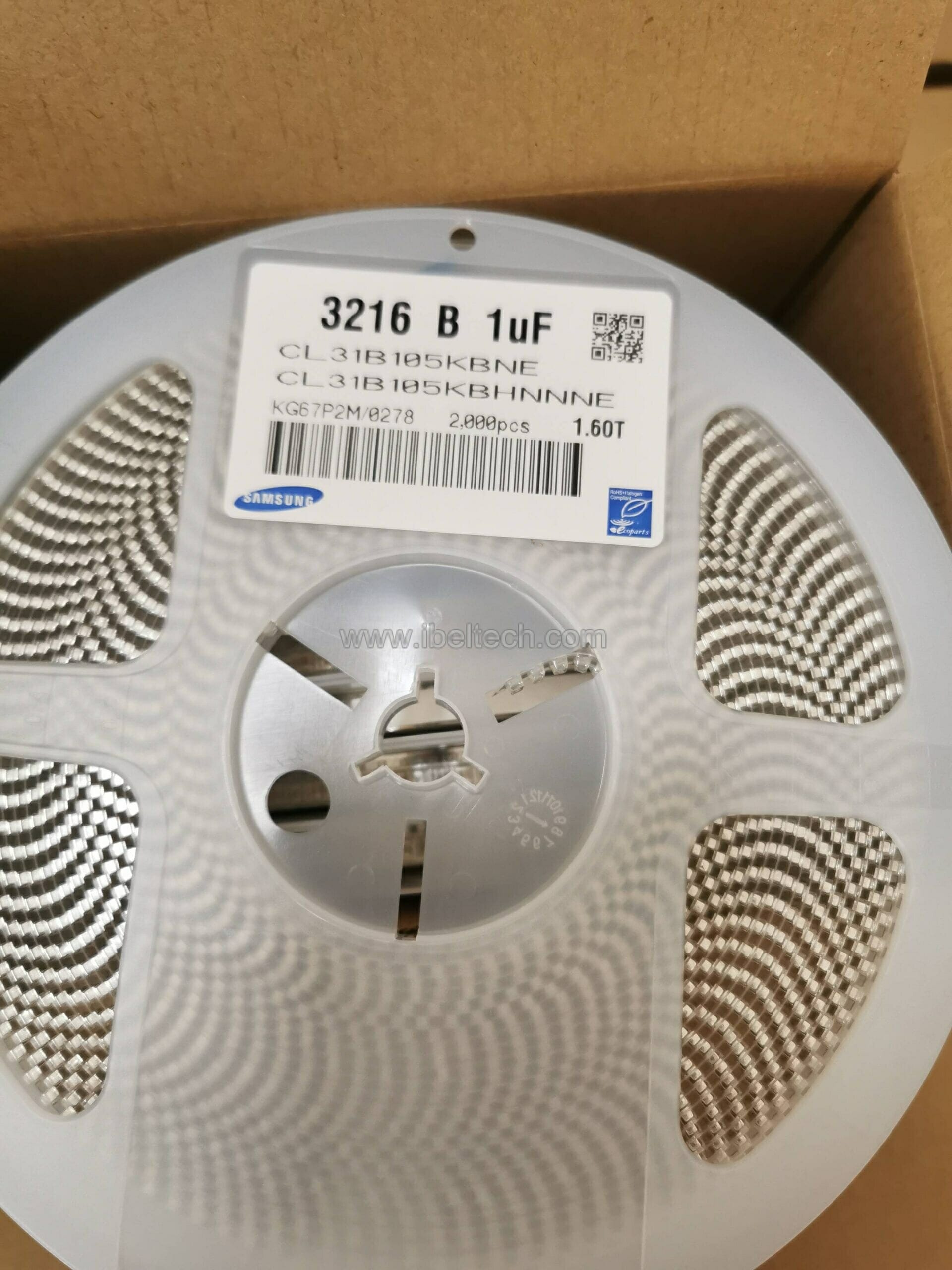 1206 2.2uF 50V X7R 10% / CL31B225KBHNNNE